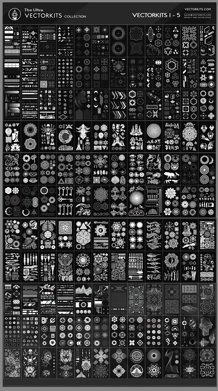 746x1340 Vector Kits Vectorkit Collection 1, 2, 3, 4 Amp 5