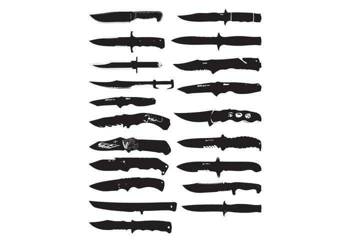 700x490 Free Vector Knife Pack 1