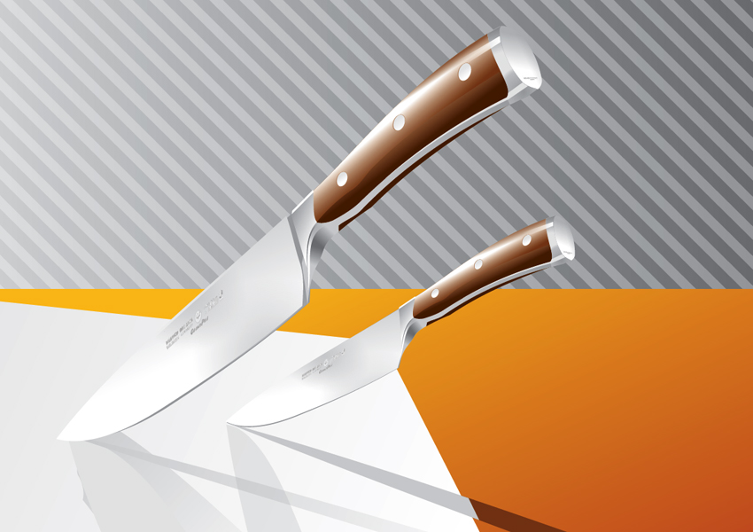 850x600 Kitchen Knives Vector Art Amp Graphics