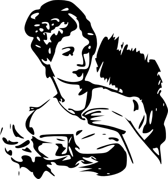 558x594 Lady Clipart Clip Art Free Vector 4vector