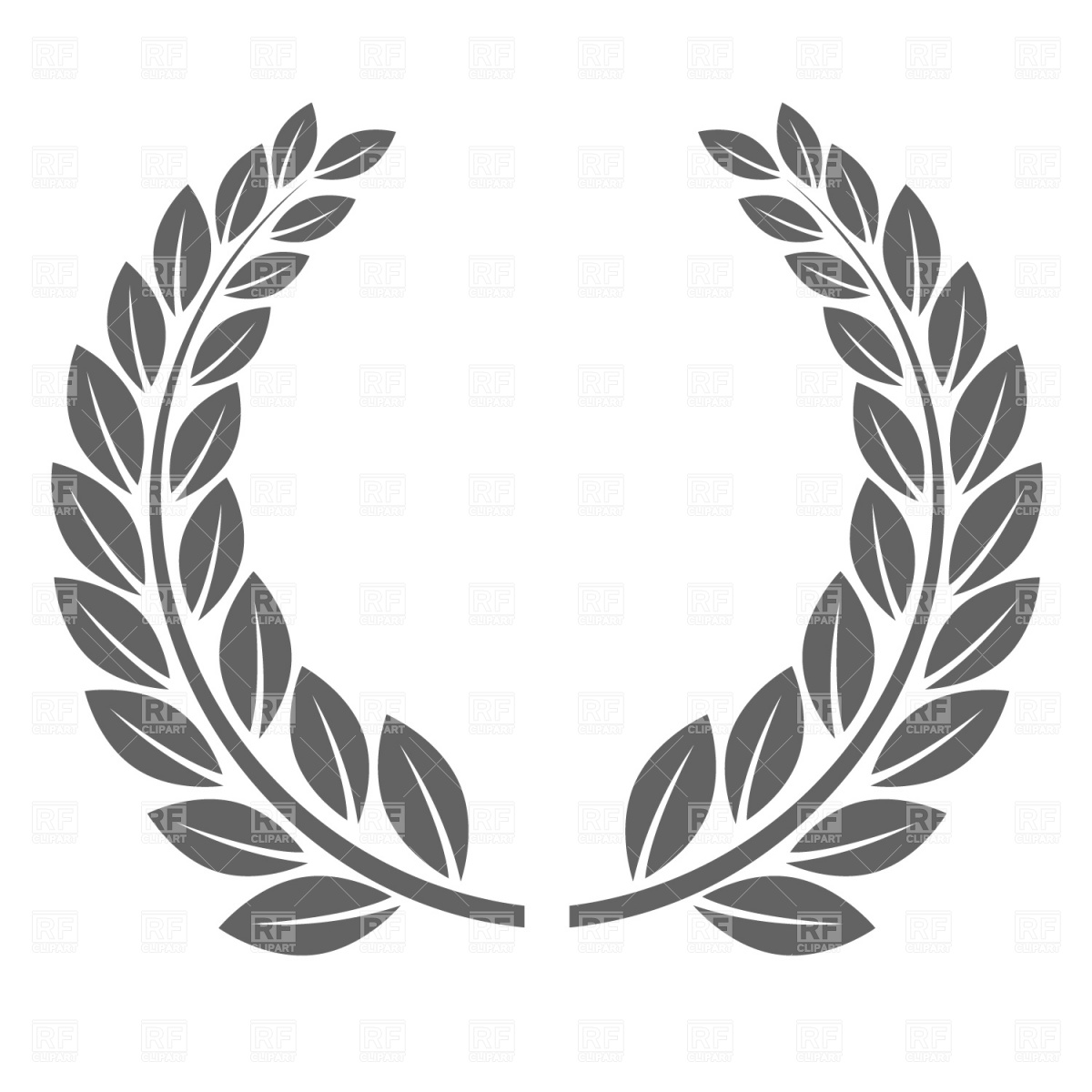 1200x1200 Laurel Wreath Vector Image Vector Artwork Of Borders And Frames