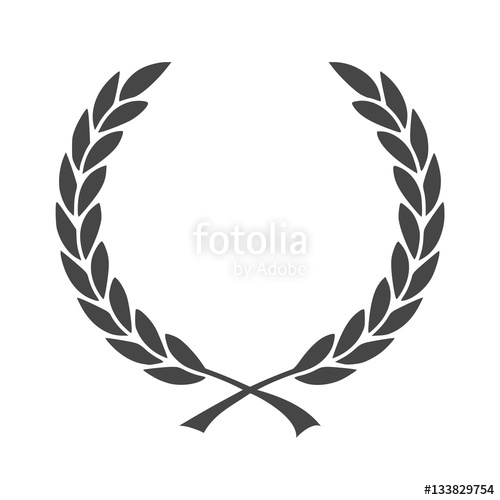 500x500 Vector Laurel Wreath