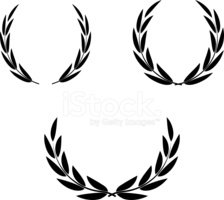 224x200 Vector Laurel Wreaths Stock Vectors