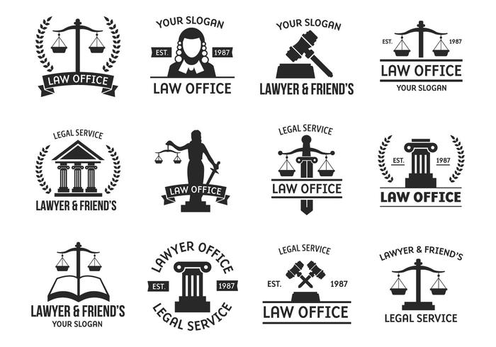 700x490 Template Logo Law Vector