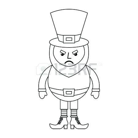 450x450 Leprechaun Outline Leprechaun Hat Icon Outline Illustration Of