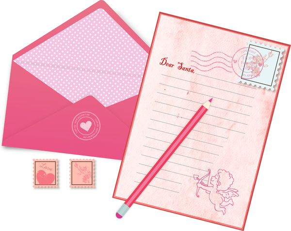 600x477 Love Letter Mail Free Vector In Adobe Illustrator Ai ( .ai