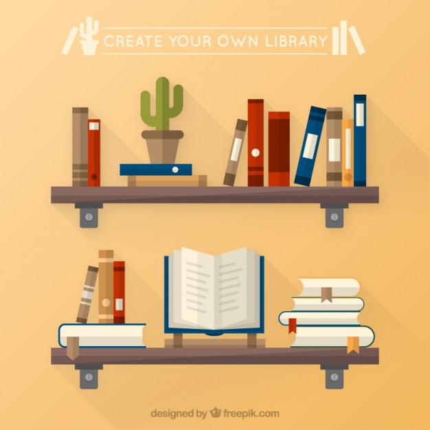 626x626 Create Your Own Library Vector Free Download