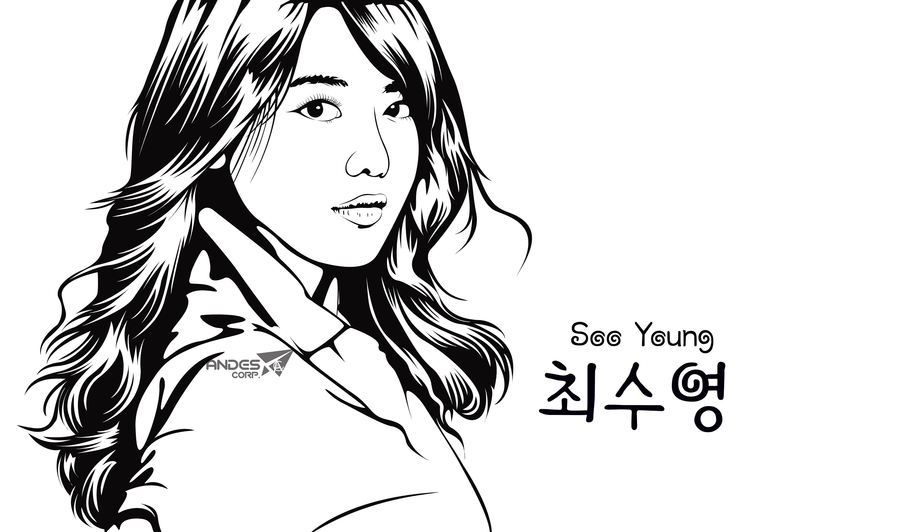 3000x1754 Line Art Photo With Adobe Illustrator ( Full )