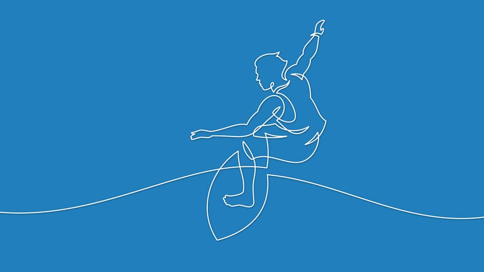 960x540 Drawing Vector Graphics Linear Line Illustration