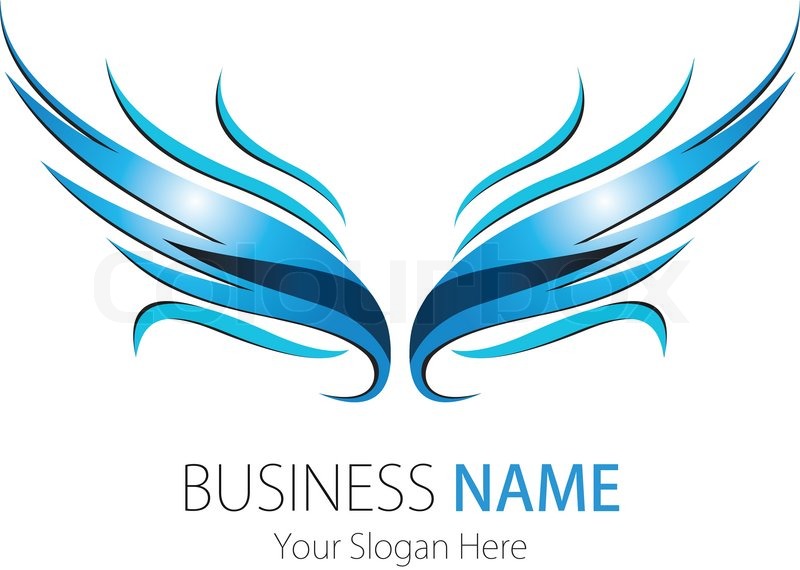 800x570 Company (Business) Logo Design, Vector, Wings Stock Vector