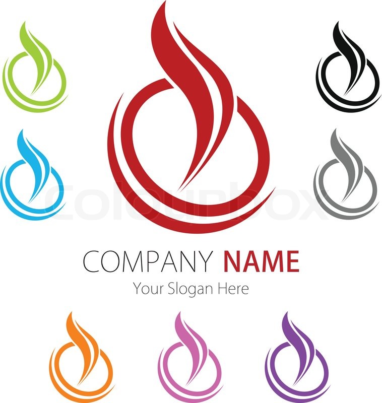 758x800 Company (Business) Logo Design, Vector Stock Vector Colourbox