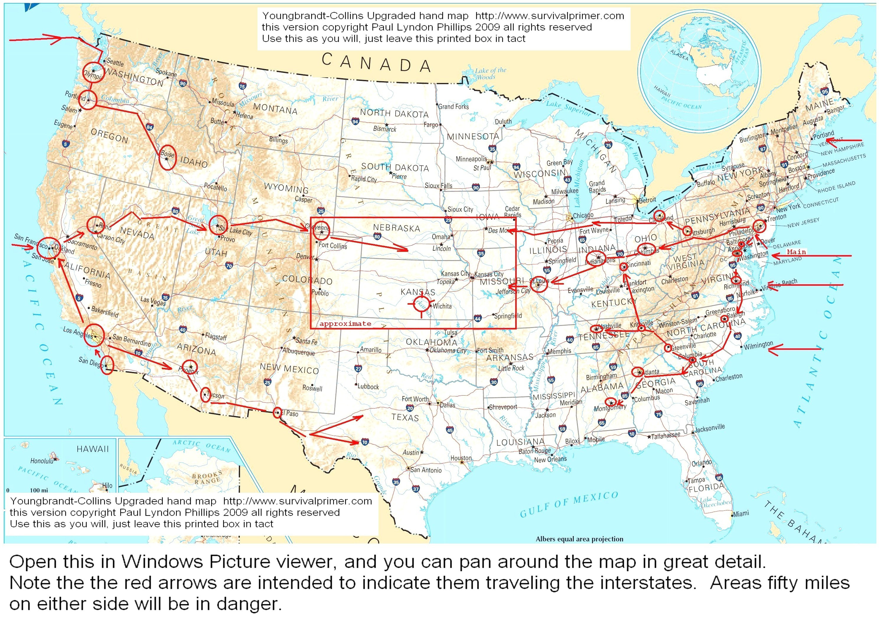 2977x2107 Us Map Highways And Cities Save Map Us Interstate Highways