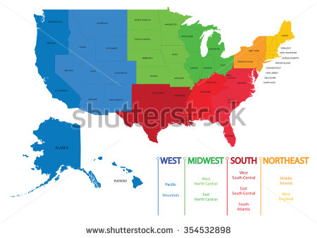 450x338 Vector Map Of Us