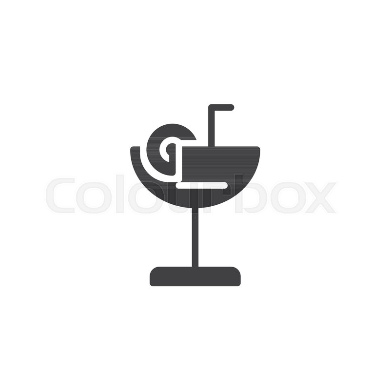800x800 Margarita Drink Vector Icon. Filled Flat Sign For Mobile Concept