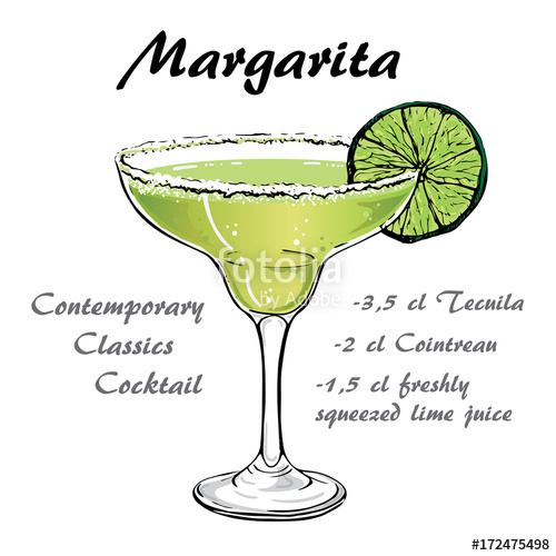 500x500 Margarita Cocktail Vector2 Stock Image And Royalty Free Vector
