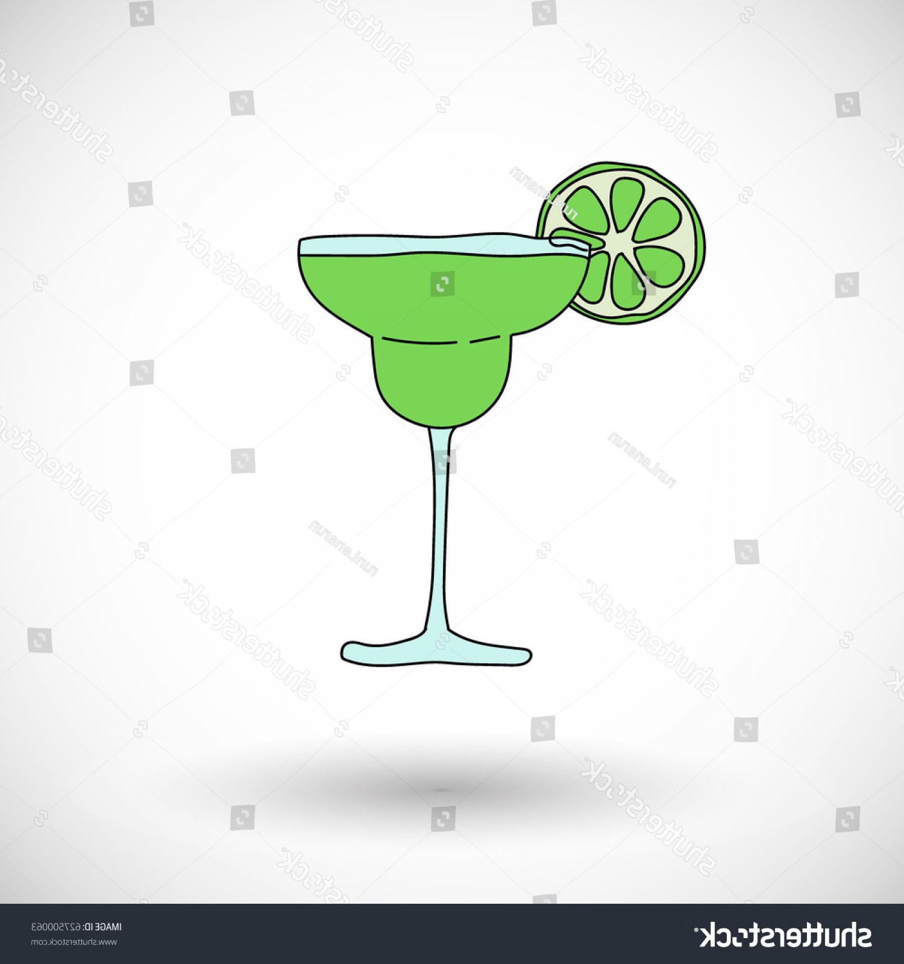 1800x1920 Cocktail Margarita Vector Cartoon Icon Round Lazttweet