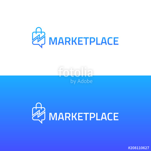 500x500 Online Marketplace Logo Stock Image And Royalty Free Vector Files