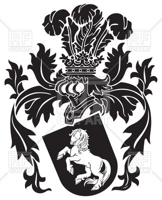 323x400 Heraldic Lion Shield And Sword Vector Illustration Isolated