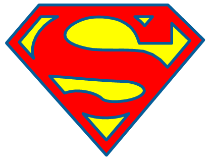 416x319 Superman Svg