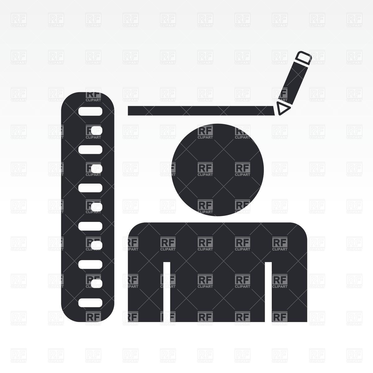 1200x1200 Stature Measurement Icon Vector Image Vector Artwork Of Icons