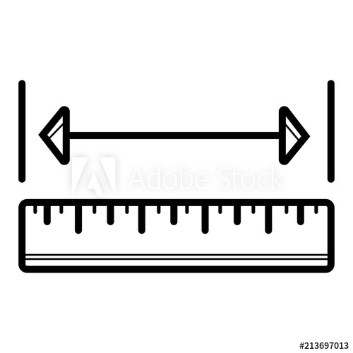 500x500 Vector Measurement Ruler Icon