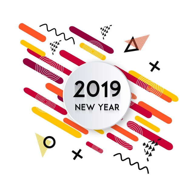 640x640 Vector Memphis 2019 New Year Design, Art, Pattern, Gatsby Png And
