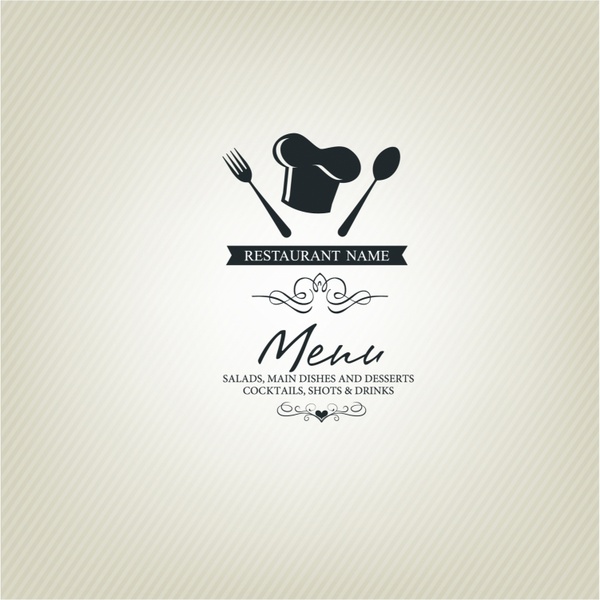 600x600 Restaurant Menu Design Free Vector In Adobe Illustrator Ai ( .ai