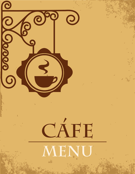 467x600 Vector Of Vintage Cafe Menu Background Art Free Vector In