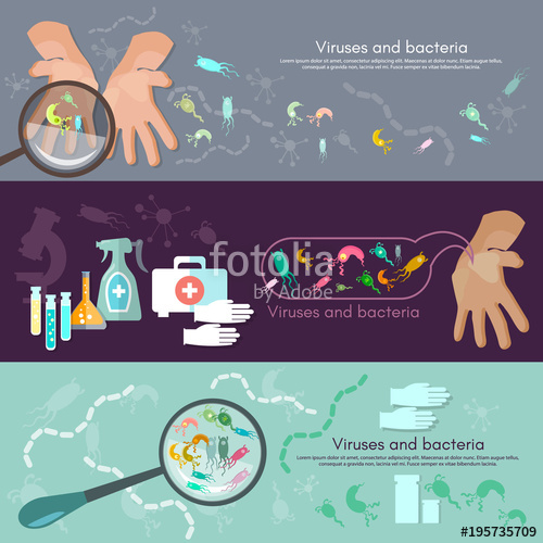 500x500 Delivery Of Medical Analyses. Dna Research. Microbiology Banners