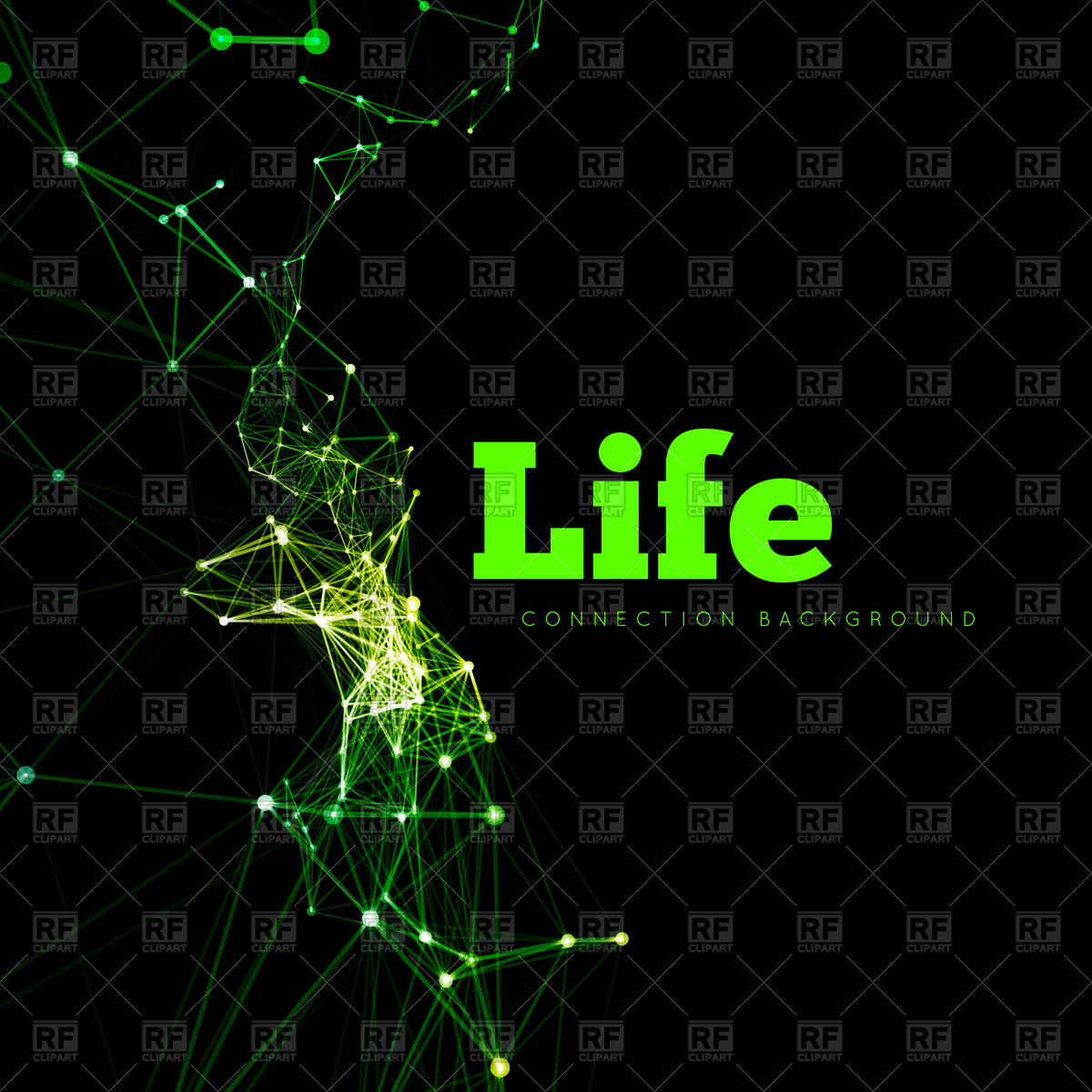 1200x1200 Life Abstract Microbiology Background Vector Image Vector