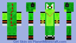 256x146 Vector The Crocodile Minecraft Skin