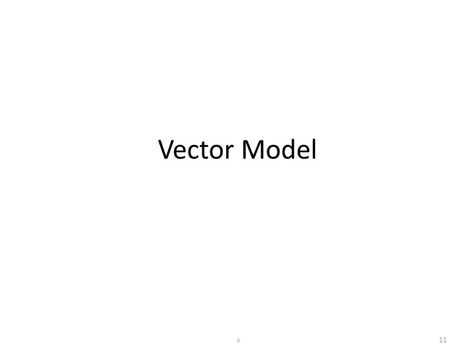 960x720 Boolean And Vector Space Models