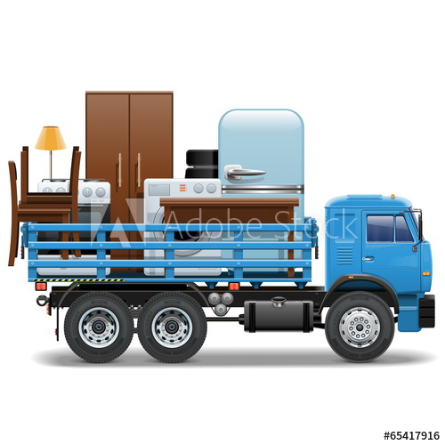 500x500 Vector Moving Concept
