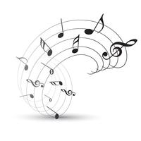 200x200 Free Vector Music Notes