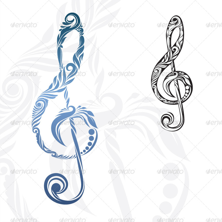 900x900 Musical Note Ornament By Alitsuarnegara Graphicriver