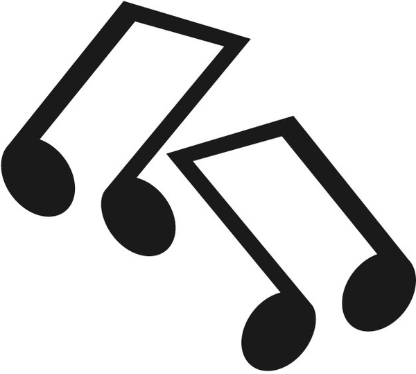 600x539 Musical Notes Free Vector In Adobe Illustrator Ai ( .ai ) Vector