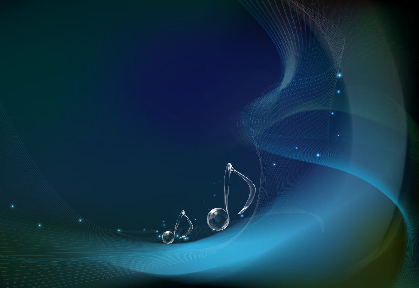 1333x918 Vector Musical Notes On Wave Background Free Vector Graphics