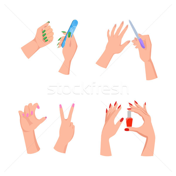 600x600 Nails Stock Vectors, Illustrations And Cliparts Stockfresh