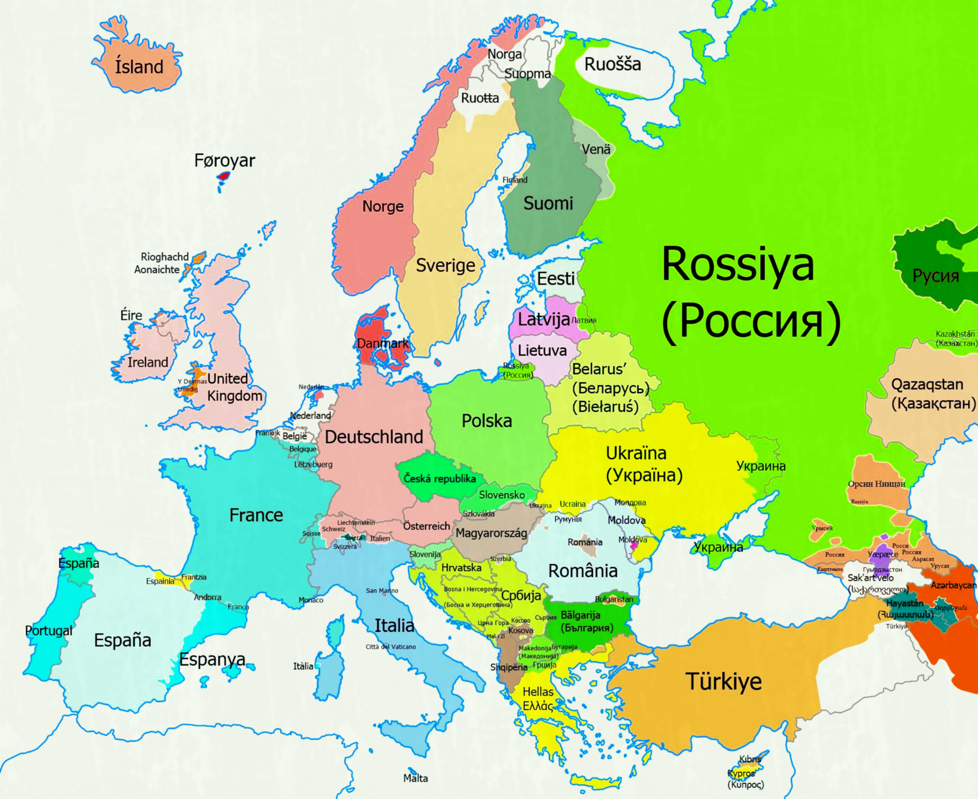 2000x1635 World Map Country Name Vector Best Of Europe All European