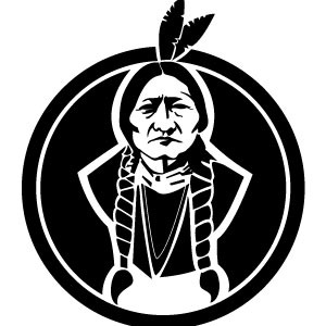 300x300 Sitting Bull American Native Vector