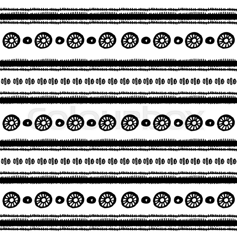 800x800 Ethnic Seamless Pattern In Native Style. Tribal Vector Seamless