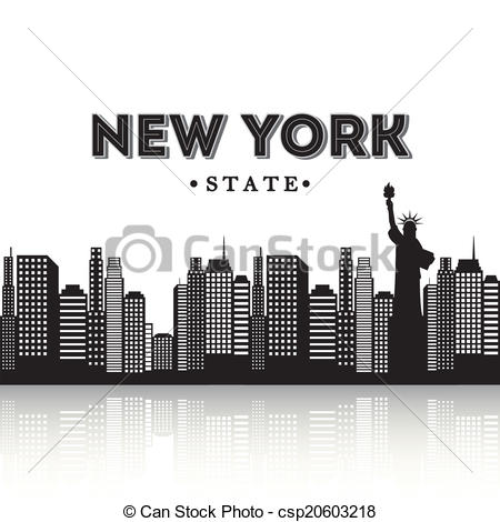 450x470 Nyc Design Over White Background, Vector Illustration Vector Clip
