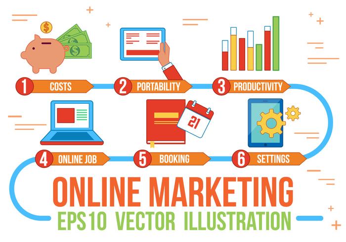 700x490 Free Online Marketing Vector