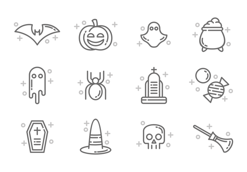 800x560 Vector Overlay Halloween ~ Frames ~ Illustrations ~ Hd Images