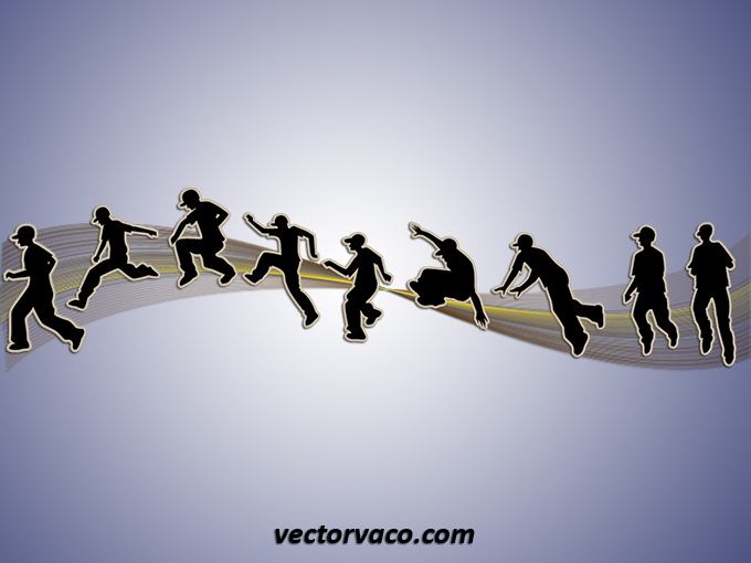 680x510 Parkour Silhouette Free Vector Free Vectors Ui Download