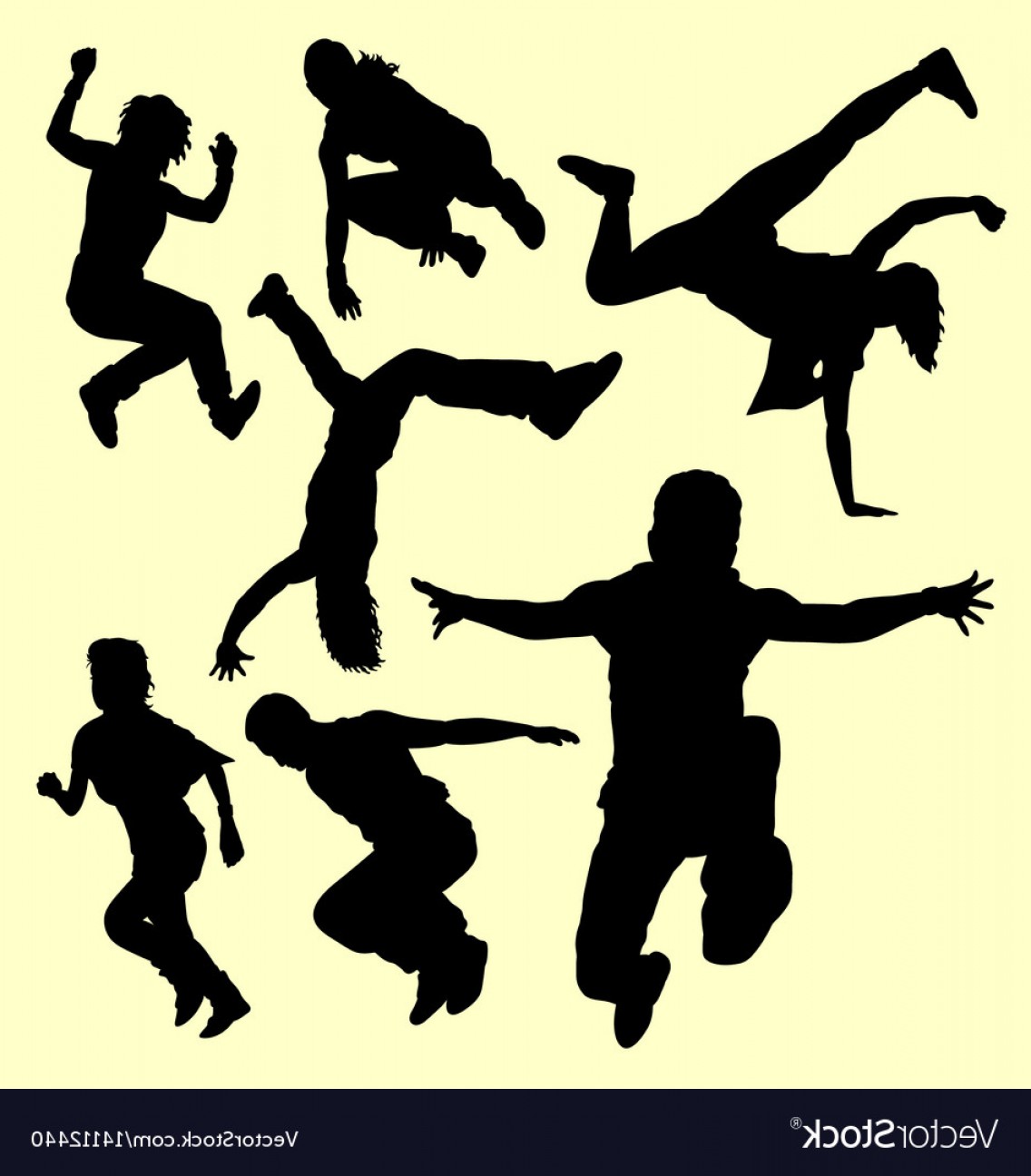 1136x1296 Parkour Training Sport Silhouette Vector Lazttweet