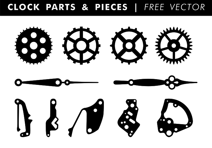 700x490 Clock Parts Amp Pieces Free Vector