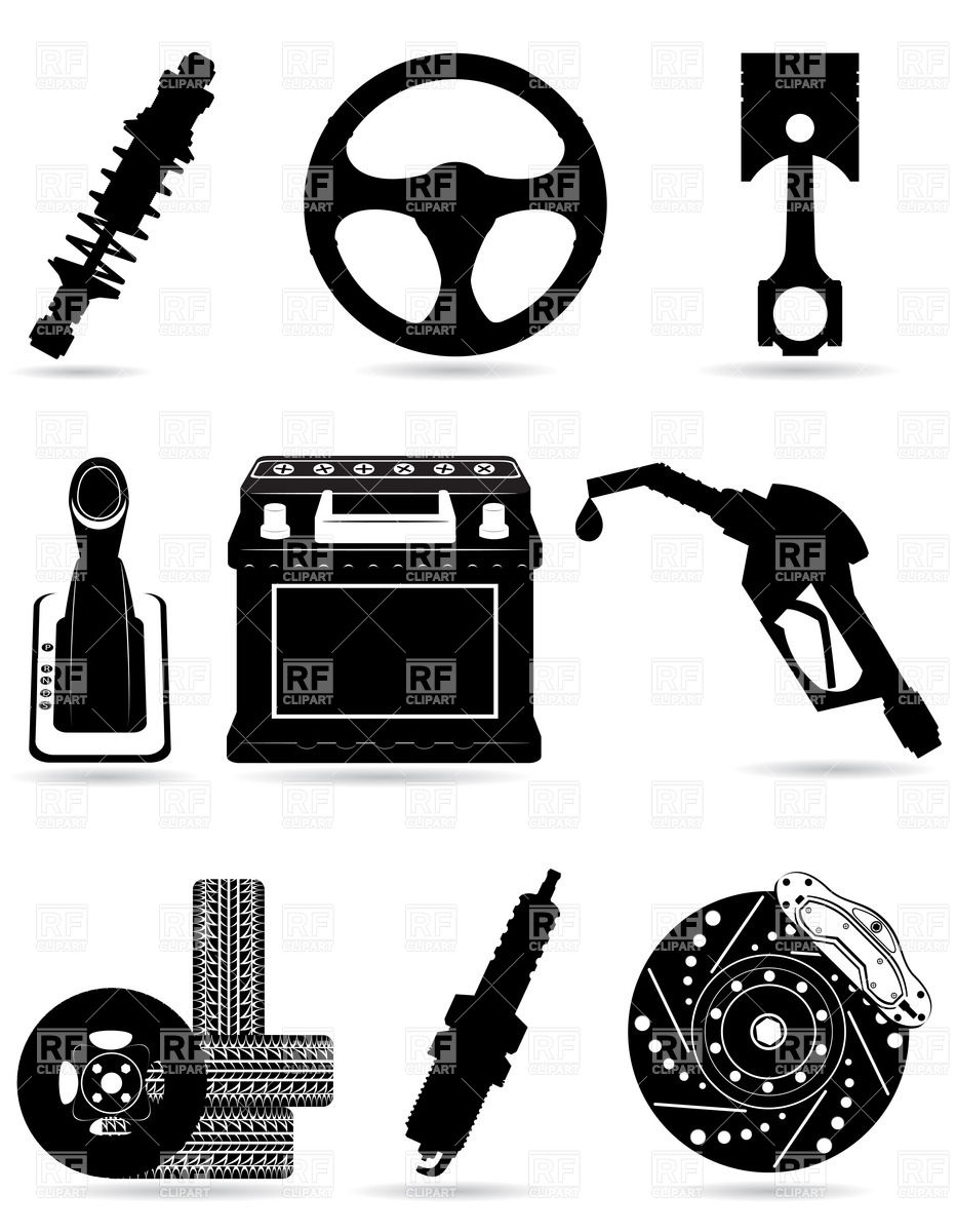 932x1200 Set Of Car Parts