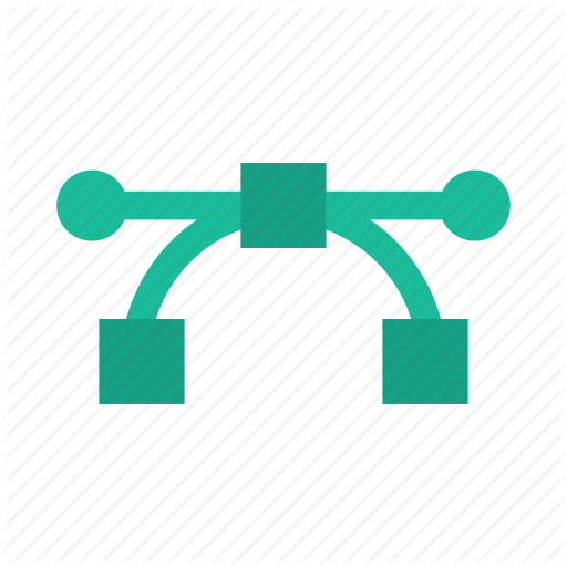 512x512 Bezier, Design, Path, Vector Shape Icon