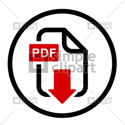 400x400 Pdf File Download Simple Icon Vector Image